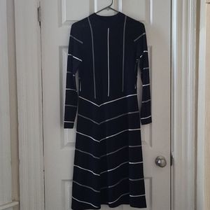 Jigsaw Wool Striped Dress